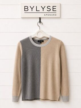 BYLYSE Spenard Color Block Sweater Size XL